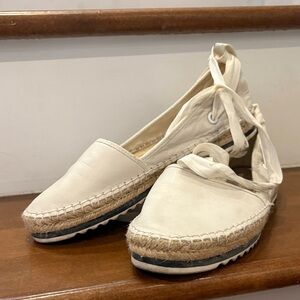 Aldo Cream Espadrille Flats